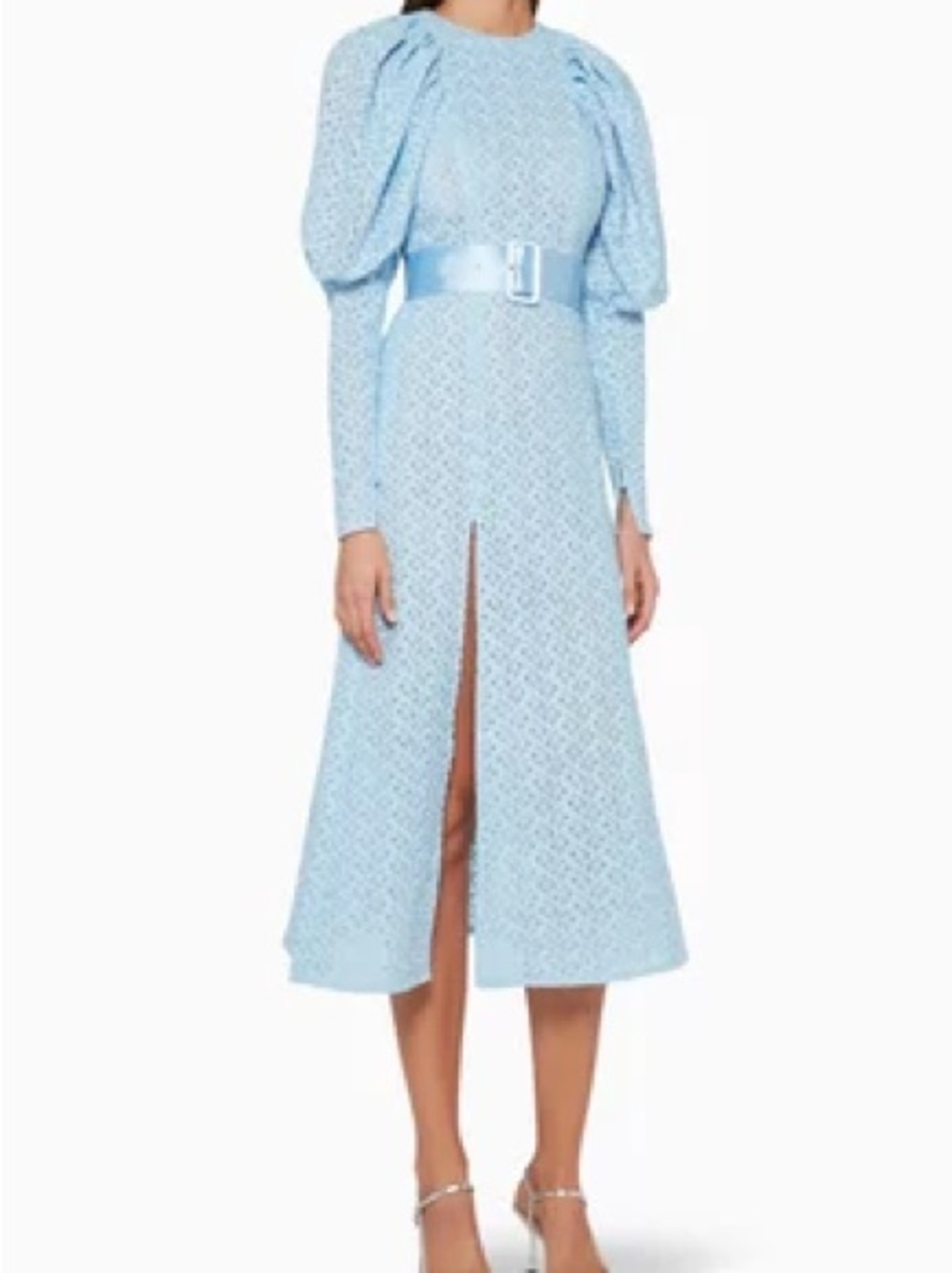 ROTATE Birger Christensen Puff Midi Formal Dress